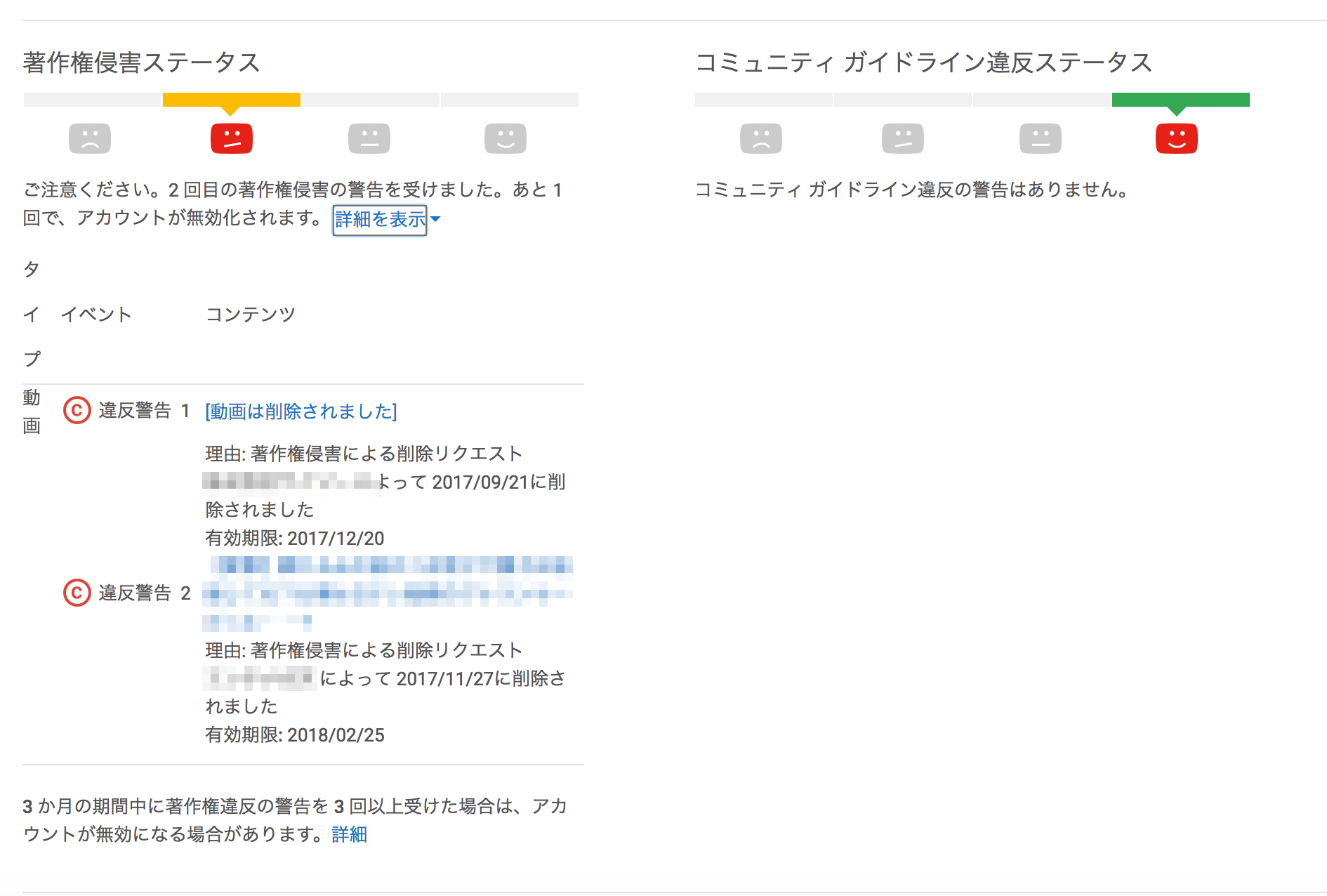 著作権違反でyoutube動画が強制削除されてしまった アカウントがヤバい Youtubeアドセンスで稼いで不労所得生活 副業実践記ブログ